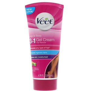 Veet Botanic Inspirations Gel Cream, 6.78 oz., for Legs &amp; Body (Pack of 12)