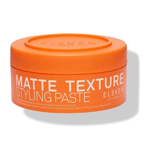 ELEVEN AUSTRALIA Matte Texture Styling Paste - Hair Clay for Men and Women, Lanolin Wax, Beeswax, &amp; Argan Oil Blend, Natural Molding with a Texturizing Finish, Ideal for Short Hair