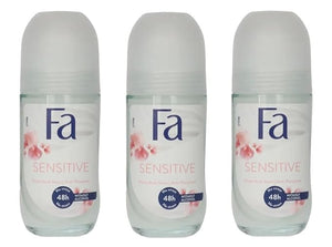 (Pack of 3 bottles)Invisible Sensitive Women's Roll On Anti-perspirant Deodorant (Pack of 3 Bottles 1.7oz / 50ml Each Bottle) Y