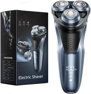 Rechargeable Electric Razor for Men: Pop-Up Trimmer - 1.5H Fast Charge 4D Flex Precision Blades with IPX7 Waterproof Shaver - Gentle on Sensitive Skin Travel-Friendly