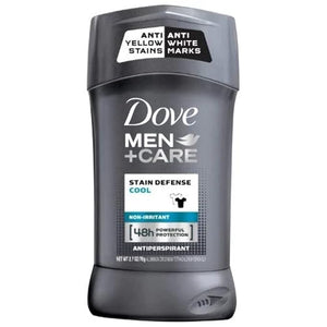 Dove Men+Care Antiperspirant Deodorant Stick Stain Defense Cool 2.7 (Pack of 4)