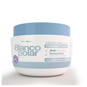 Prokpil Corrective Mask Polar White Extra Light and Gray Blonde Hair | White Polar Restaurador De Color y Canas Colombia (11.8oz-350ml)