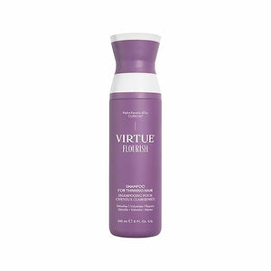 VIRTUE Flourish Sulfate Free Shampoo for Thinning Hair Volumizing Hair Growth Product Detoxifies and Repairs Color Safe