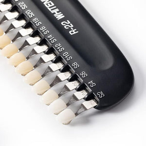 Professional 3D R-22 Dental Tooth Teeth Whitening Shade Guide for Dentist Tracking Teeth Whitening Course Tooth Shade Guide with 22 Colors