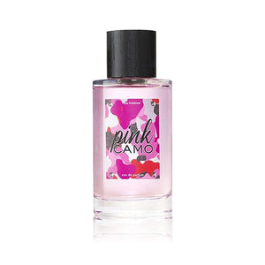 Pink Camo Perfume by Tru Fragrance and Beauty - Fruity Floral Scent for Women - Cassis Velvet Plum Warm Vanilla - Bright Sweet and Feminine - 1.7 oz