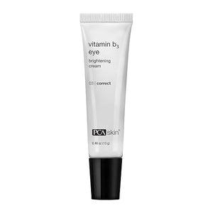 PCA SKIN Vitamin B3 Eye Brightening Cream, Eye Brightener For Bright Eyes, Dark Circles, Wrinkles, and Uneven Skin Tones, Anti Aging Eye Cream, Formulated with Niacinamide, 1 oz Tube