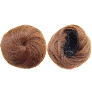 Hair Accessories 1 Pack Donut Bun with Drawstring Ponytail Hair Extensions Synthetic Curly Bun Wig Hair Slices Hair Bun for Women Hair Pieces For Women(#30)