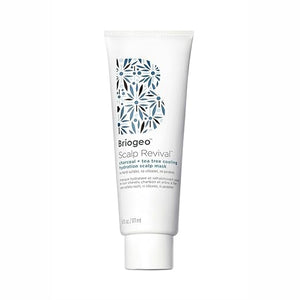 Briogeo Scalp Revival Charcoal + Tea Tree Cooling Hydration Scalp Mask, Dry Scalp Treatment and Moisturizer, Soothes a Dry, Flaky, Itchy Scalp, Treatment for Oily Scalp, Vegan, Cruelty-Free, 6 fl oz