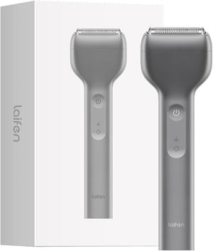Laifen T1 Pro 1-Blade Electric Shaver - Stubble Edition Gentle Daily Shaver for Short and Sparse Beard 12000 Cuts/Min 120-Min Runtime Wet &amp Dry Razor IPX7 Waterproof (Space Gray)