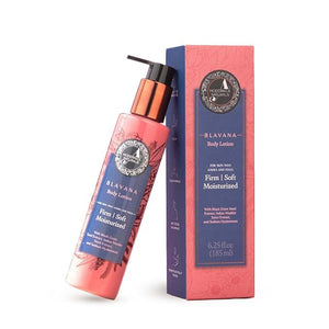 Blavana Body Lotion?Intensely Moisturizes Dry Crepey Skin on the Neck Arms Thighs &amp Legs | Fast-Absorbing Lightweight | Black Gram + Indian Madder + Sodium Hyaluronate + Glycerin | 6.25 fl. oz