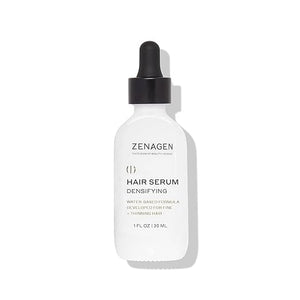 ZENAGEN Densifying Hair Serum for Fine + Thinning Hair | Boosts Hair Density, Strengthens &amp; Nourishes Hair Follicles, Non-Greasy Water-Based Formula, Plant-Based, Vegan, All Hair Types