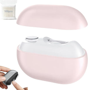 Smart Nail Clipper, 2026 3 in 1 Electric Nail Clippers for Seniors,Designed for Extra Hard/Thick Hands Feet Nails,Polishing Clipper with Light,for Limited Mobility People (Pink)