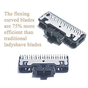 Replacement Cutter Blade for BRL170/50BRL180BRL160Women't Electric Shaver Razor Blade -Hair Removal Shaver Kits AccessoryCutter Blade(2pcs)