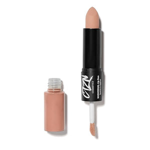 CTZN Cosmetics - Nudiversal Lip Duo Lipstick + Lip Gloss | Vegan, Cruelty-Free, Inclusive Beauty (Shade 5: Capri)