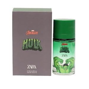 Zara Avengirs Hulk Kids Perfume Amber Floral Eau de Toilette Orange Blossom Vanilla &amp Mandarin Fragrance EDT Eau de Toilette 50ml (1.69 fl. oz.)
