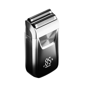Men's Shaver Electric Razor Electric Shaver Rechargeable Shaving Machine For Men Shaver Beard Razor Wet-Dry Use Beard Trimmer Hair Trimmer (Color : Silver)
