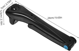 Electric Back Shaver for Men Rechargeable Black Razor for Back Hair Removal Professional Grooming Tool Ergonomic Handle for DIY Use