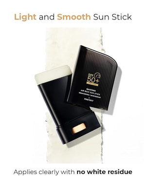 Masters Air Rich Sun Stick SPF50+ PA++++ 14g Lightweight Non-Greasy Sun Stick for Face Water-Resistant with Sun Cream SPF50+ PA++++ 10ml