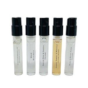 Jo Malone Set 5 London Fragrance Sample VIALS Different Scent 0.05oz/ 1.5ml each. Set F
