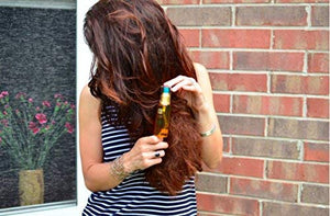 T'zikal Shine Rich Dry Oil Mist - Lightweight Hair Shine Spray and Finishing Oil - Color Safe Sulfate Free and Paraben Free - Best Used for Dry Damaged and Frizzy Strands