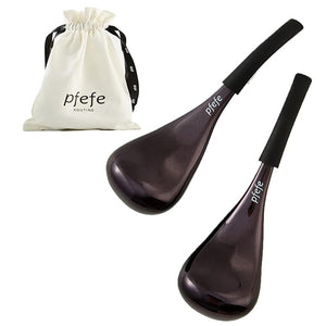 Pfefe Cryo Sticks for Face Ice Globes Cryo Globes for Facials Esthetician Supplies Gifts Unbreakable Stainless Steel Ice Roller Cooling Spa Balls with Storage Case