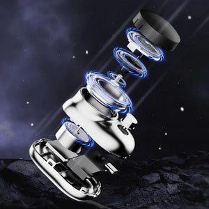 Mini Electric Shaver for Men &amp Women - IPX7 Waterproof USB Rechargeable Portable Travel Shaver for Face Body Underarms (Blue)