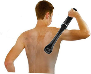 Electric Back Shaver for Men Professional DIY Hair Removal Razor Cordless Design for Smooth and Easy Operation with Batteries Black