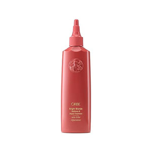 ORIBE Bright Blonde Radiance &amp Repair Treatment | Purple Toning Restorative Treatment | Brighten Strengthen and Restore Color-Treated Blonde Hair