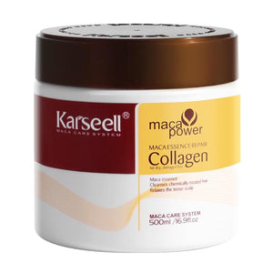 Karseell Collagen Hair Treatment Deep Repair Conditioning Argan Oil Collagen Hair Mask Essence for Hair All Hair Types 16.90 oz