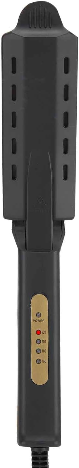 Hair Straightener, Professional Salon PTC Constant Temperature Technology Hair Styling Tools Flat Iron for Any Hair Type Auto Temperature Lock Black (US-Plug)