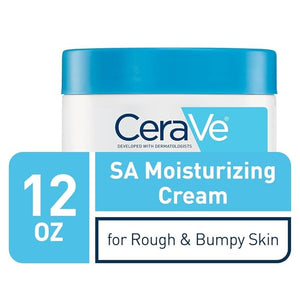 CeraVe Moisturizing Cream with Salicylic Acid Exfoliating Body Cream with Lactic &amp Hyaluronic Acid Niacinamide and Ceramides Fragrance Free &amp Allergy Tested 12 Ounce