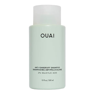 OUAI Anti Dandruff Shampoo - Soothing Salicylic Acid Shampoo for Flaky Dry and Itchy Scalp - Reduces Itching Redness and Irritation - Sulfate Free Scalp Care (10 Fl Oz)