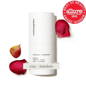 evolvetogether Aluminum Free Natural Deodorant for Women &amp; Men | Mandarin, Oud &amp; Patchouli | Neutralizes Odors, Soothes Skin | Vegan, Cruelty-Free, Baking Soda Free | Made in USA (Monaco, 1.69