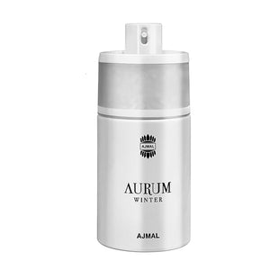 Ajmal Aurum Winter Eau De Parfum 2.5 Oz / 75 ML For Her | Long Lasting Citrus Fruity Fragrance - Made In Dubai