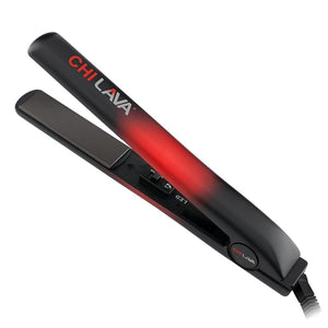 CHI Original Lava Ceramic Flat Iron Hair Straightener For An Even &amp Smooth Finish Lower Temperature 11 Foot Cord For Convenience 1 Iron