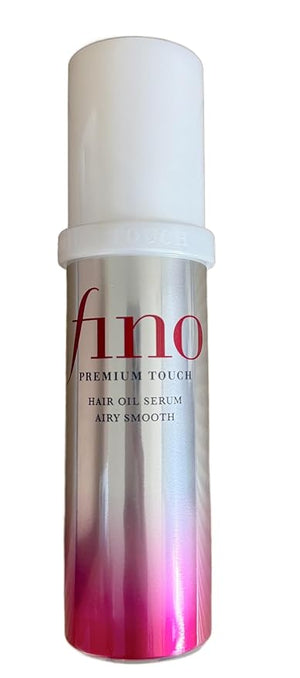 NEW Fino Premium Touch Hair Oil Serum AIRY SMOOTH - Lightweight Leave-In Oil for Smooth Shiny Hair - Anti-Frizz &amp Damage Repair Formula - Airy Finish for All Types 2.3 oz/70g