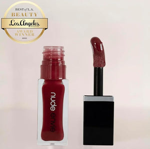 nude envie - Lip Gloss - High-Shine Finish - Moisturizing &amp; Easy Application - Luxury Hydration - Non-Sticky Formula - With Vitamin E &amp; Glycine Soja Oil - Vegan, Paraben-Free &amp; Cruelty-Fre