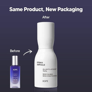 IOPE STEM III Face Serum | Anti-aging Facial Ampoule with Liposome &amp Niacinamide Dermatologically Tested for Daily Hydrating and Firming Fine Lines Wrinkle Care Korean Skincare 1.69 Fl Oz