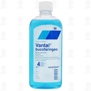 Vantal Enjuage Bucal Bucofarngeo Oral Solution - 360 mL, Gentle Formula, Chemical Free