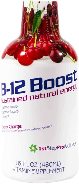 High Performance Fitness INC. 1st Step Liquid B-12 Cherry Charge 16-fluid ounces