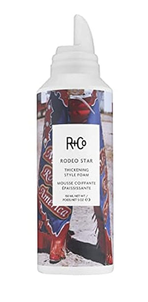 R+Co Rodeo Star Thickening Foam Adds Dramatic Volume to Fine to Medium Hair