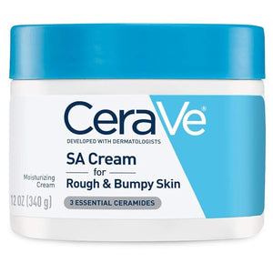 CeraVe Moisturizing Cream with Salicylic Acid Exfoliating Body Cream with Lactic &amp Hyaluronic Acid Niacinamide and Ceramides Fragrance Free &amp Allergy Tested 12 Ounce