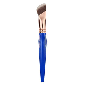 Bdellium Tools Professional Makeup Brush - Golden Triangle 967 Soft Square Foundation - With All-Vegan Synthetic Fibers For Creating a Flawless Complextion (Blue 1pc)