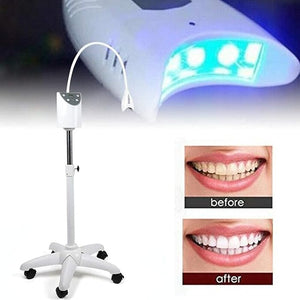 Professional Mobile LED Teeth Whitening Machine - 3-Mode High-Speed Dental Bleaching Lamp with Digital Timer, Multi-Arch Teeth Whitener Machine for Dentists, Clinics, Salons, Home Use