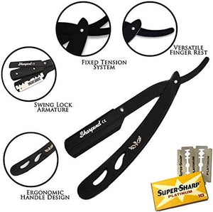 Professional Haircutting Scissors Kit ? 6.5 inch Razor Edge Barber Scissor Japanese Haircutting Scissors and Thinning Shears for Men Women &amp Kids Salon and Home Hair Cutting Set