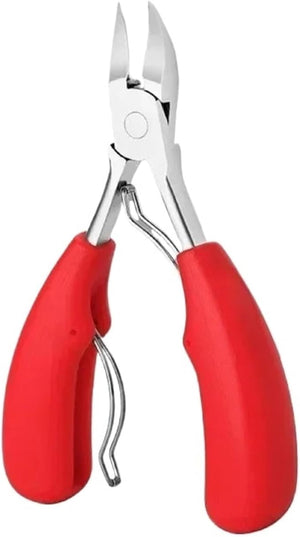Nail Clippers Ingrown Toenail Podiatry Correction Nippers Cuticle Cutters Cut Paronychia Pedicure Manicure Hand Foot Care Tool(TypeB Red)