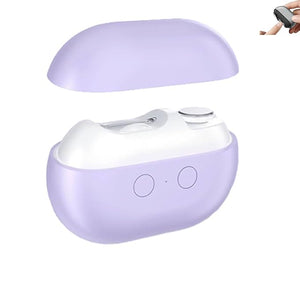 Easy Clip Nail Clippers Easy Clip Electric Nail Clippers - New 3 in 1 Polishing Clipper with Light Designed for Extra Hard/Thick Hands &amp Feet Nails for Limited Mobility People (Purple)