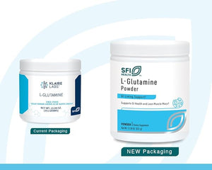 Klaire Labs SFI Health L Glutamine Powder - 5000mg Free-Form &amp Hypoallergenic Amino Acid - Supports Muscle Recovery Immune Support and GI Health - Non Dairy &amp Gluten Free (351 G / 60 Servings