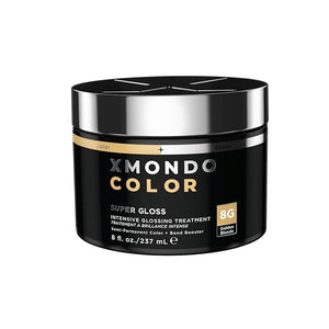XMONDO Color Golden Blonde Color Depositing Mask &amp; Semi-Permanent Hair Dye Super Gloss Infused with Bond Boosters for Nourishment, Revitalize &amp; Repair, Vegan Formula, 8 Fl Oz