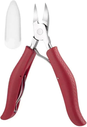 Nail Clippers Ingrown Toenail Podiatry Correction Nippers Cuticle Cutters Cut Paronychia Pedicure Manicure Hand Foot Care Tool(TypeA Red)